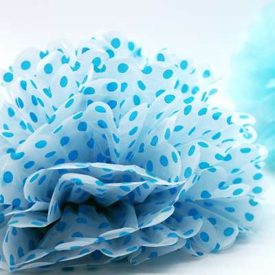 2019 HOT SELLINGTissue Hanging Paper Pom-poms, Flower Ball Wedding Party Outdoor Decoration Premium Tissue Paper Pom Pom Flowers